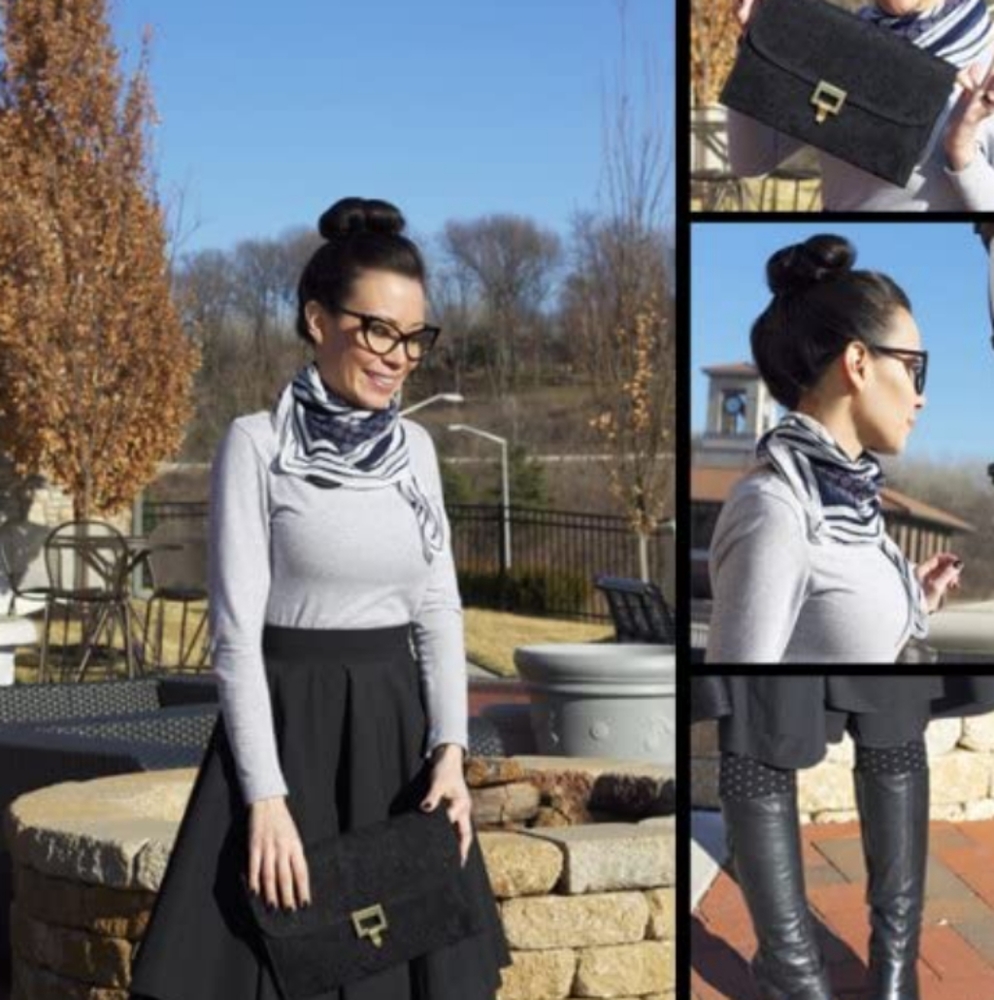 Jason Wu Navy Wheel Print Scarf by Target